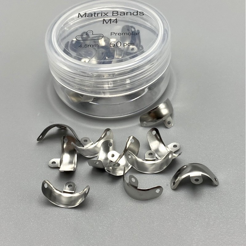 Dental Matrix Bands Sectional Matrice Clamp Ring Fit Palodent V3 System Nickel