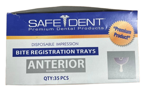 Safe-Dent Anterior Bite Registration Trays, 35/box