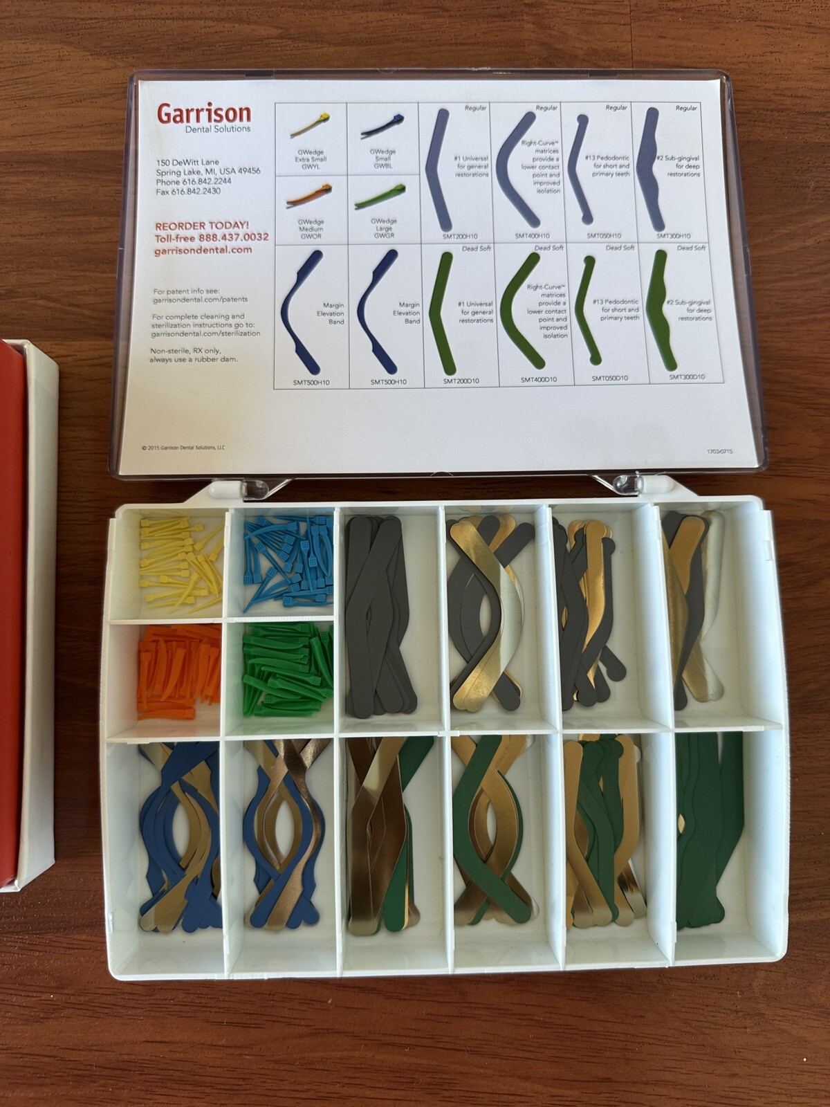 🦷Garrison Dental Slick Bands Tofflemire-Style Kit # SMTK06