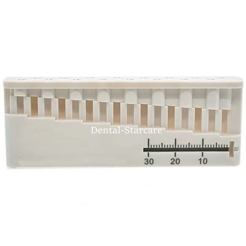 New Dental Endo Measuring Block Endodontic File Holder Ruler Autoclavable x2 USA