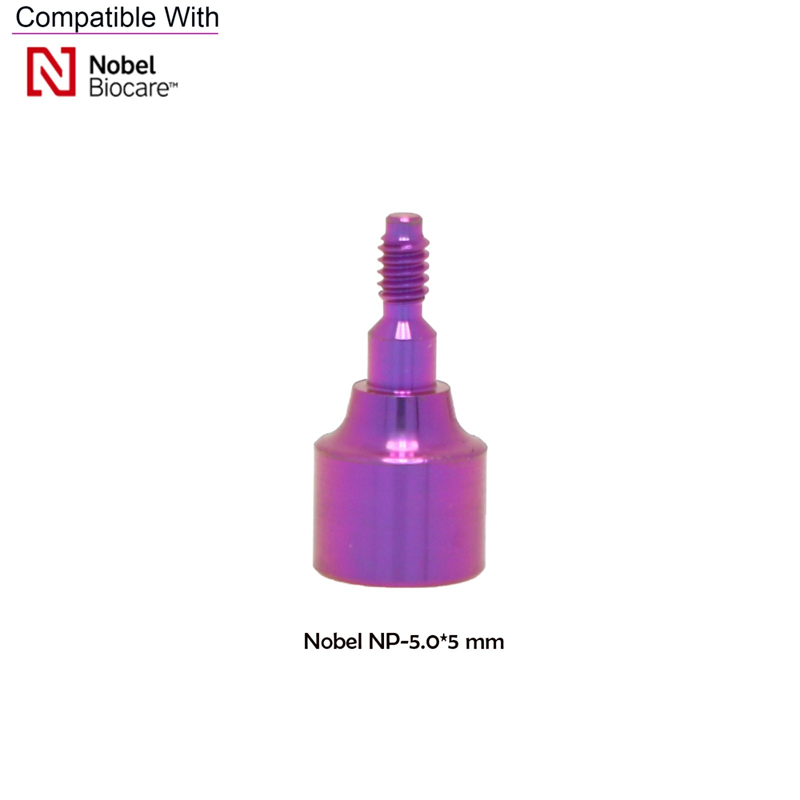 US NOB Dental Healing Cap Abutment NP ∅3.6 ∅5.0 3/5/7mm Fit Nobel Biocare Active