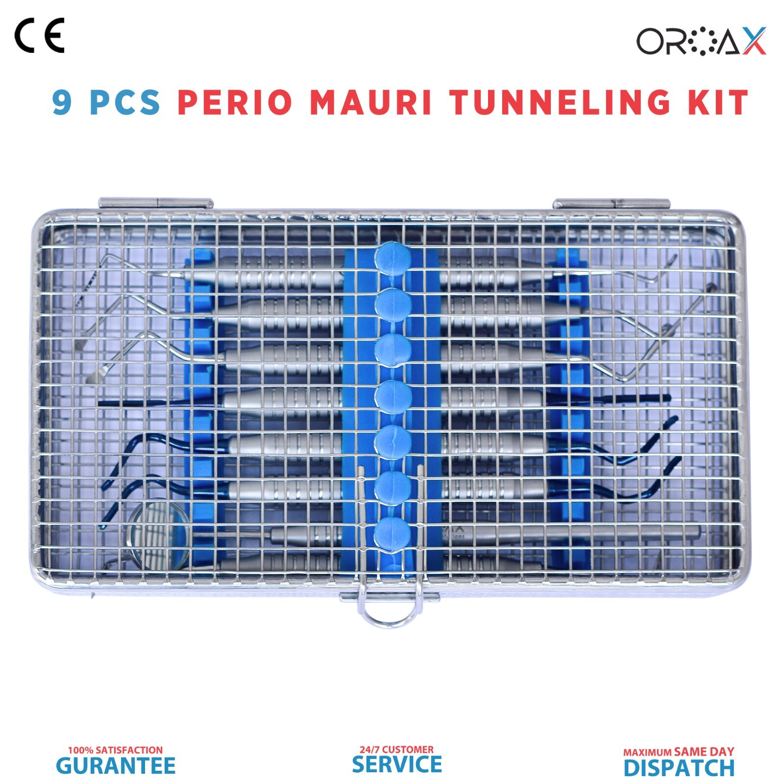 Periodontal Mauri Perio Tunneling Gum Gingival Tissue Surgical Implants Kit