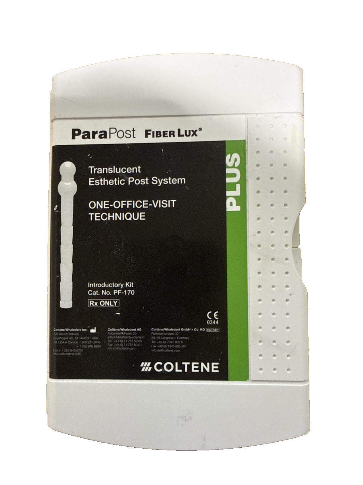 (3) Coltene Whaledent PF170 ParaPost Fiber Lux Tanslucent Fiber System Kits