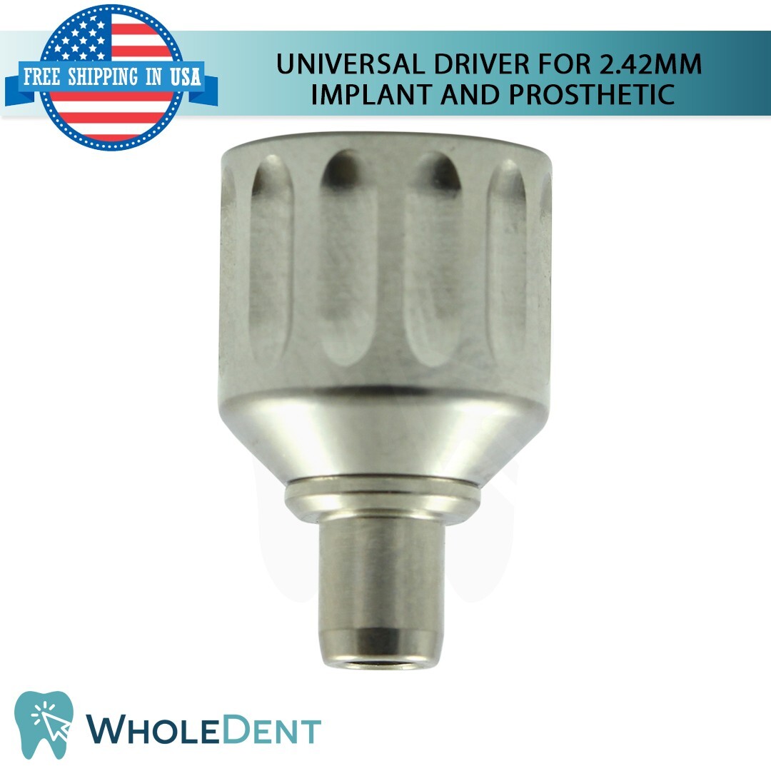 Universal Driver for 2.42mm Fixture & Prosthetics Internal Hex Connection Dental