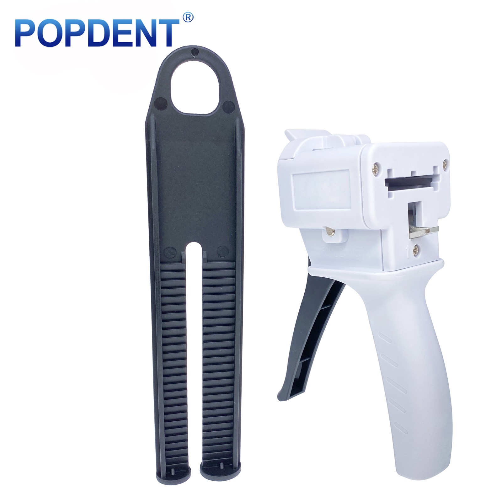 Dental Impression Universal Cartridge Dispenser Delivery Gun 1:1 2:1 Mixing