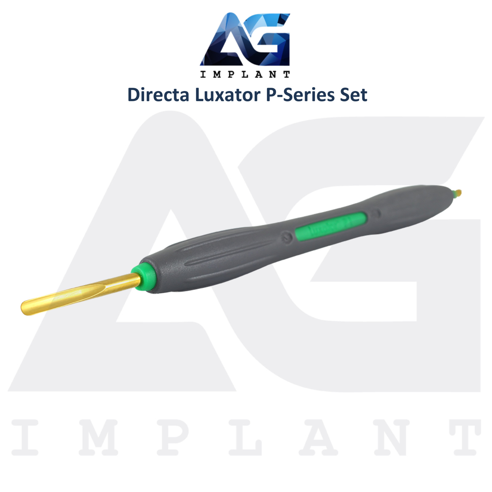 Dental Luxator P-Series Set Stainless Steel Lightweight Penholder Grip Design