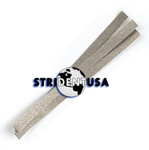 Dental Polishing Strips Stainless Steel 6 mm MEDIUM GRIT (Single sided) 12/BOX