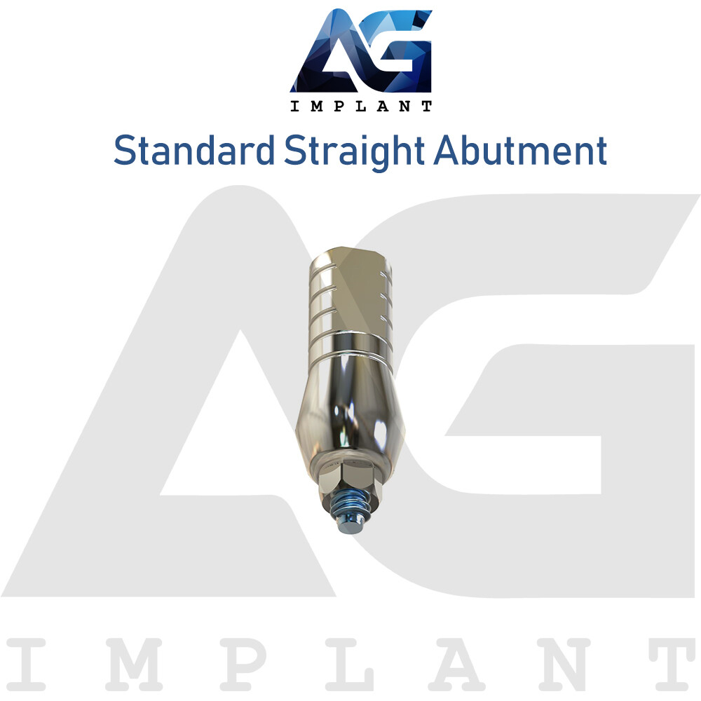 Standard Straight Aesthetic Titanium For Prosthetic System Int Hex 2.42mm