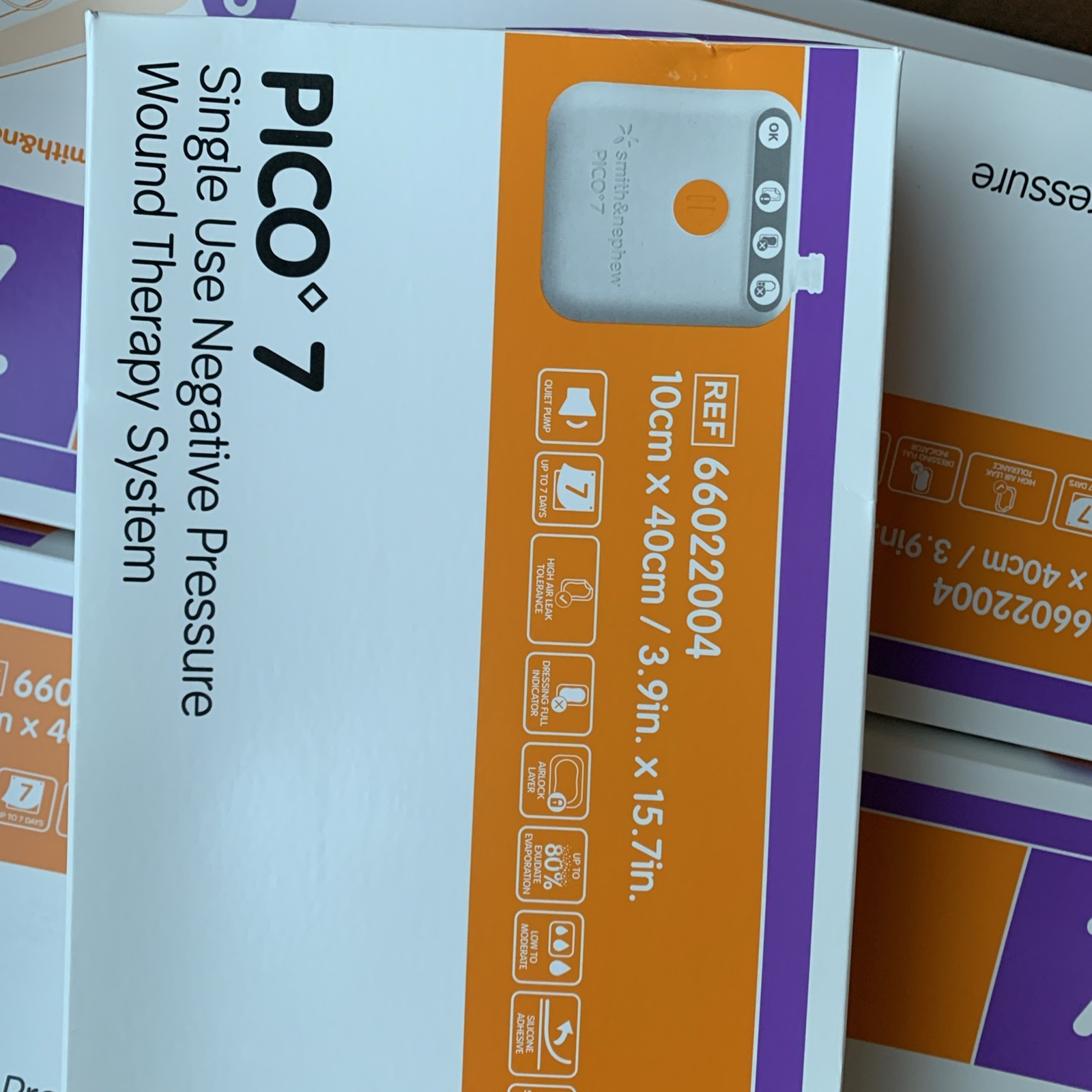 Smith & Nephew Pico 7 Wound Therapy 3.9″ x 15.7″ System 66022004 NEW SEALED