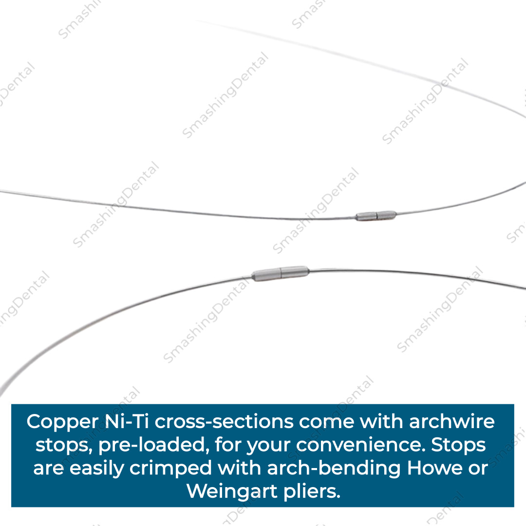 Dental Orthodontic Copper Cu-Niti Wires Rectangular Arch Wires Damon Stop