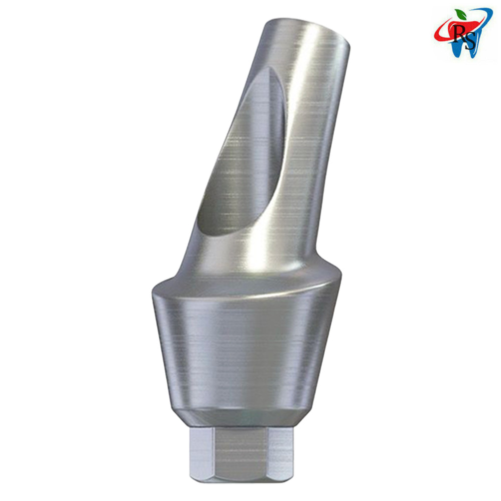 5x Dental Impl ant Anatomic Angulated 25° Abut ment Internal Hex 2.42mm Screw