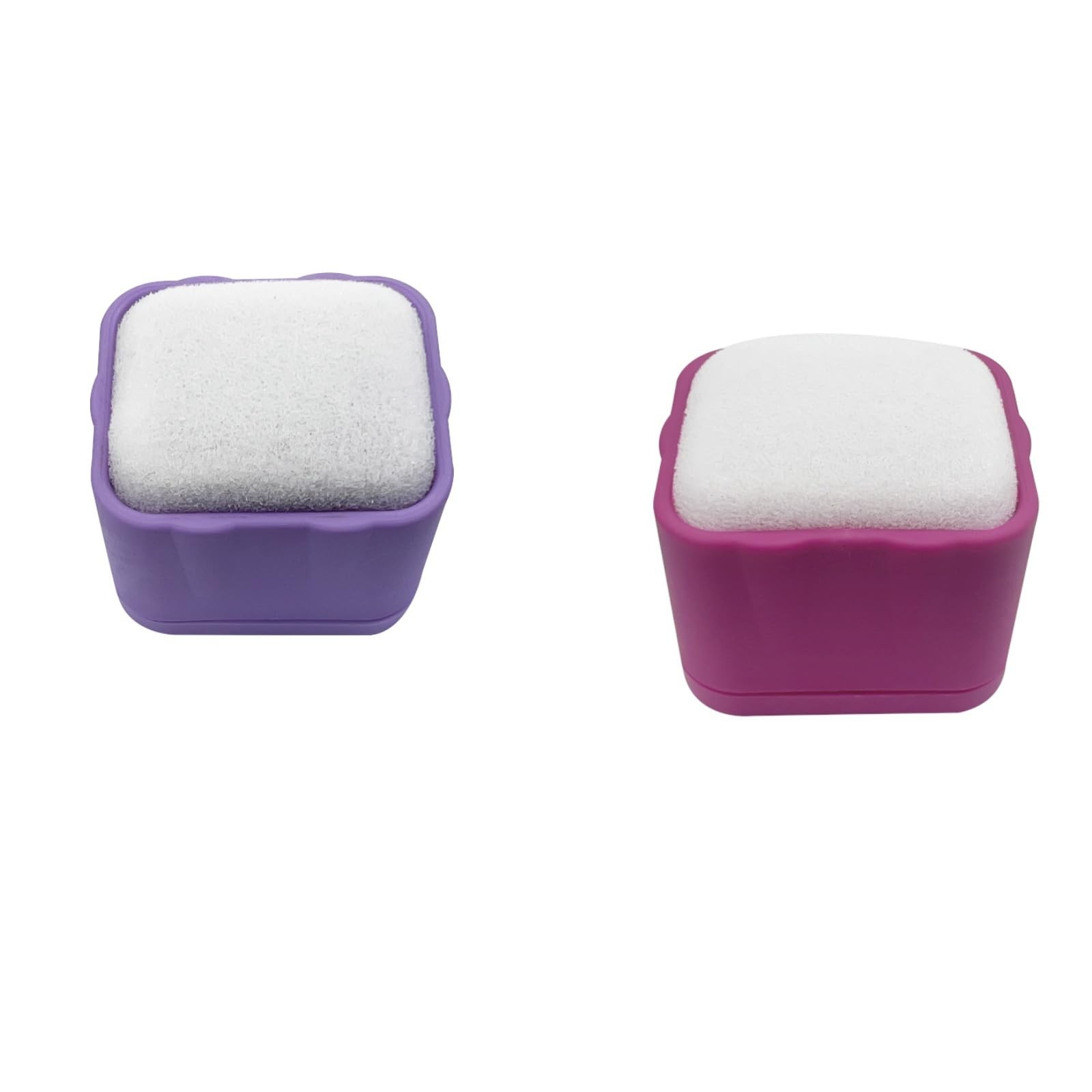 2 PCS Endo File Clean Stand, SENLIN DENTAL Quick Square-Shaped, Pink+Purple