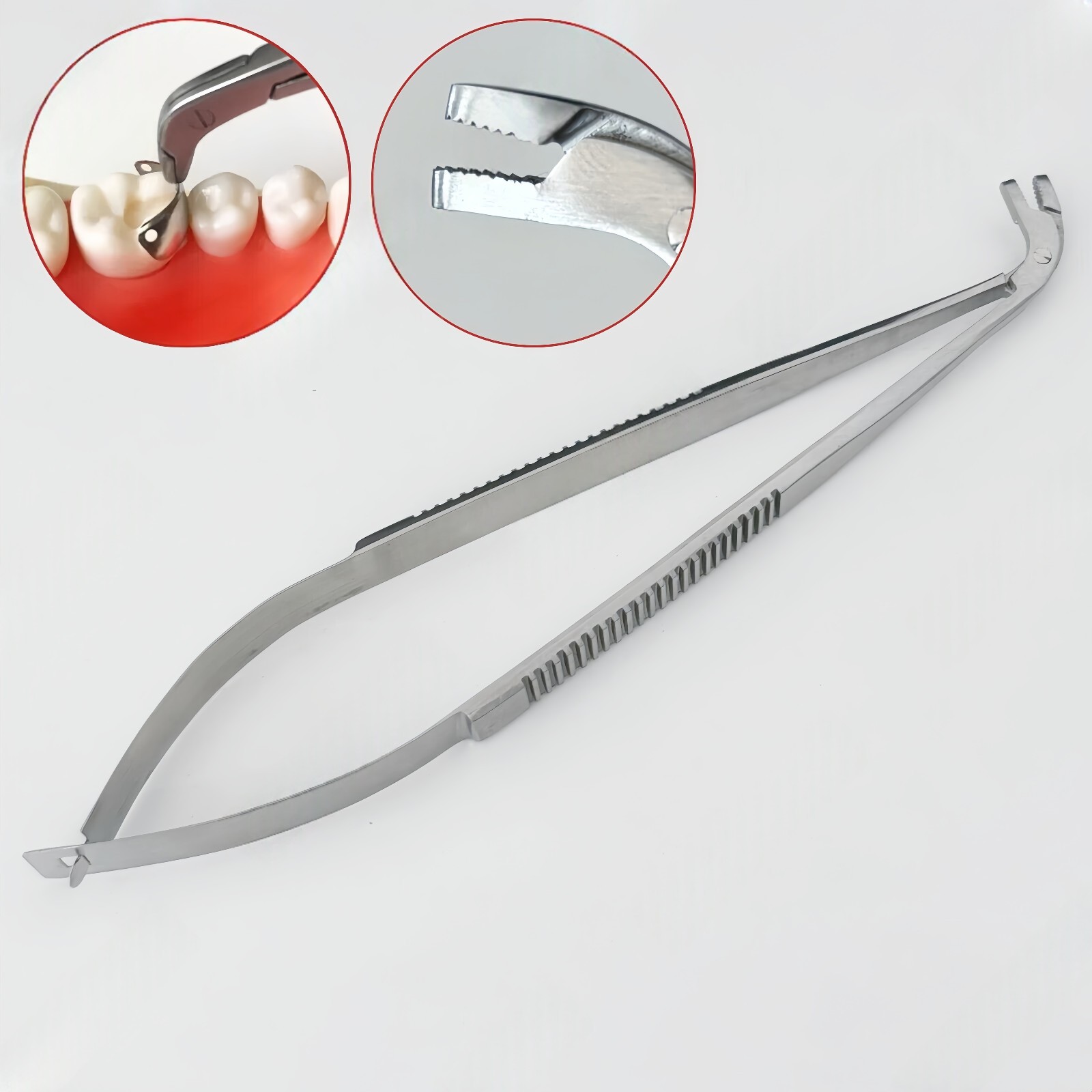Dental Matrix Bands Ring Plier Placement Forcep 3D Tweezers Fits Palodent V3