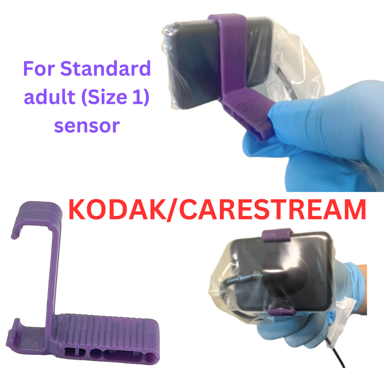 Xcp-ds fit universal sensor holder. Compatible with KODAK/Carestream sensor.