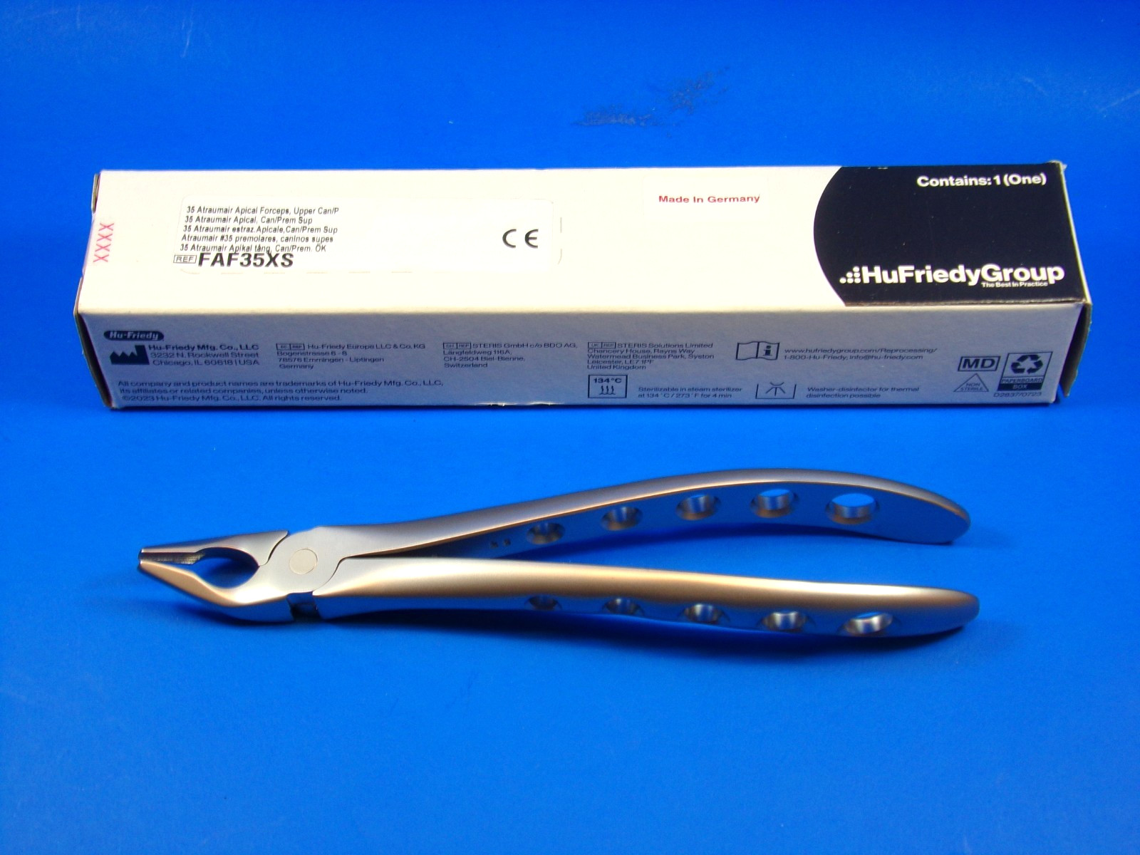 Dental Extracting Forceps Apical Upper Canines and Premolars FAF35XS HU FRIEDY
