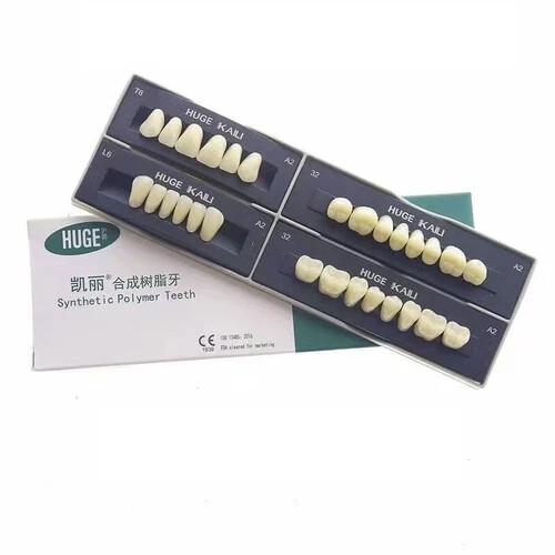 HUGE Dental Synthetic Polymer Teeth Resin False Teeth Denture Replacement 28/P