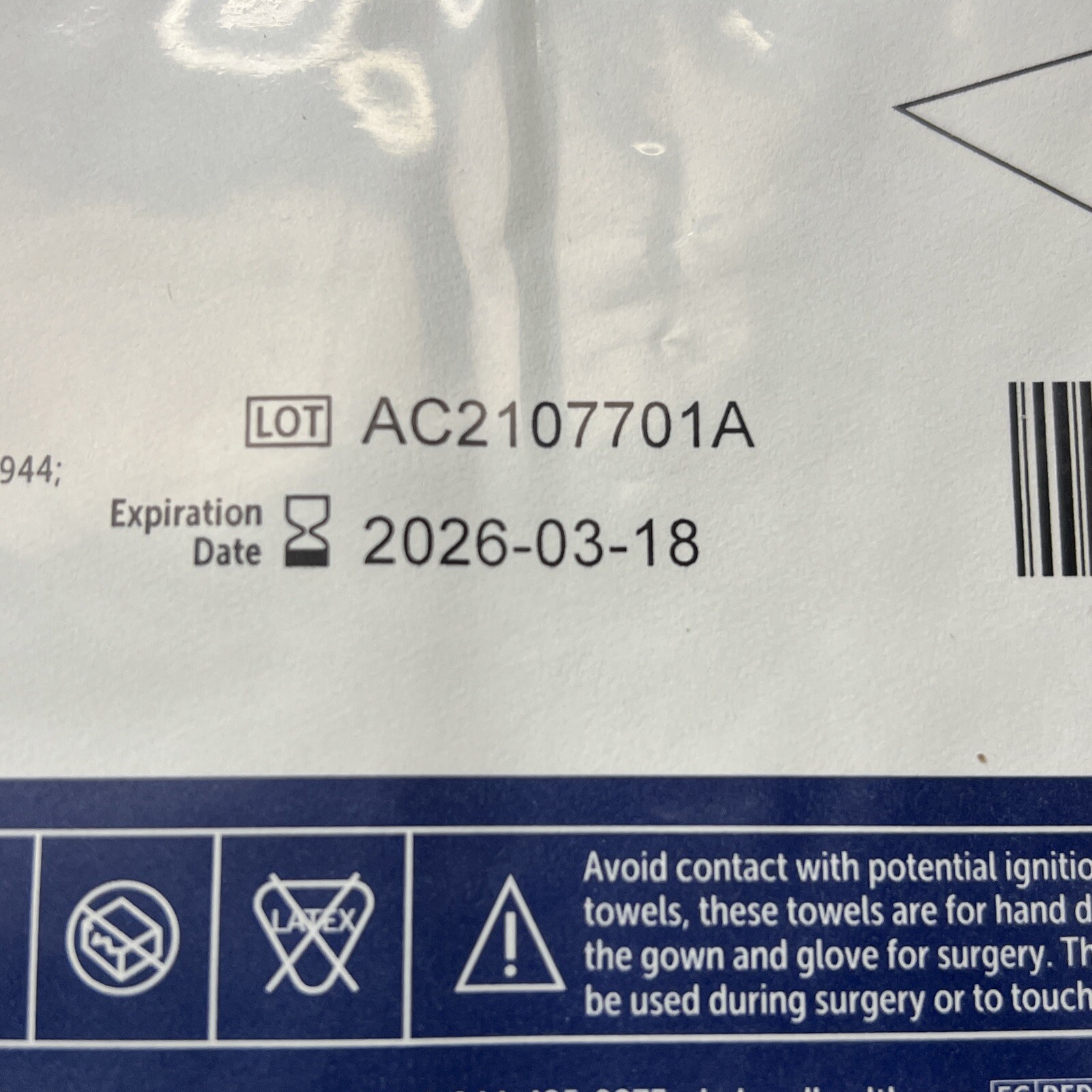 Case of 5 Halyard 88411 Ortho Pack I, MAjor Expires 03/18/2026