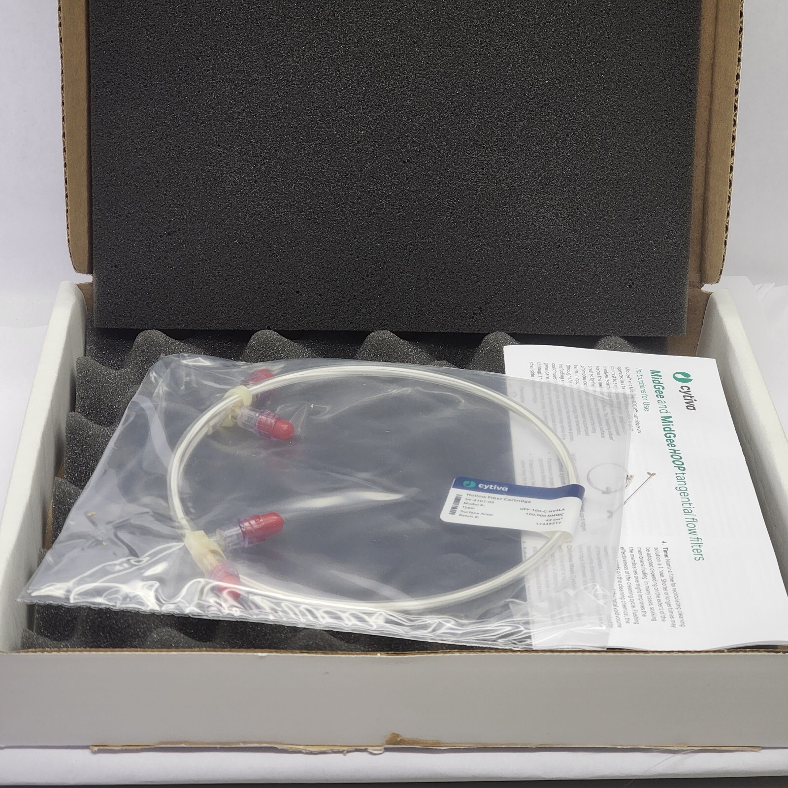 CYTIVA 42cm^2 Length MidGee Hoop TFF UltraFiltration Cartridge UFP-100-C-H24LA