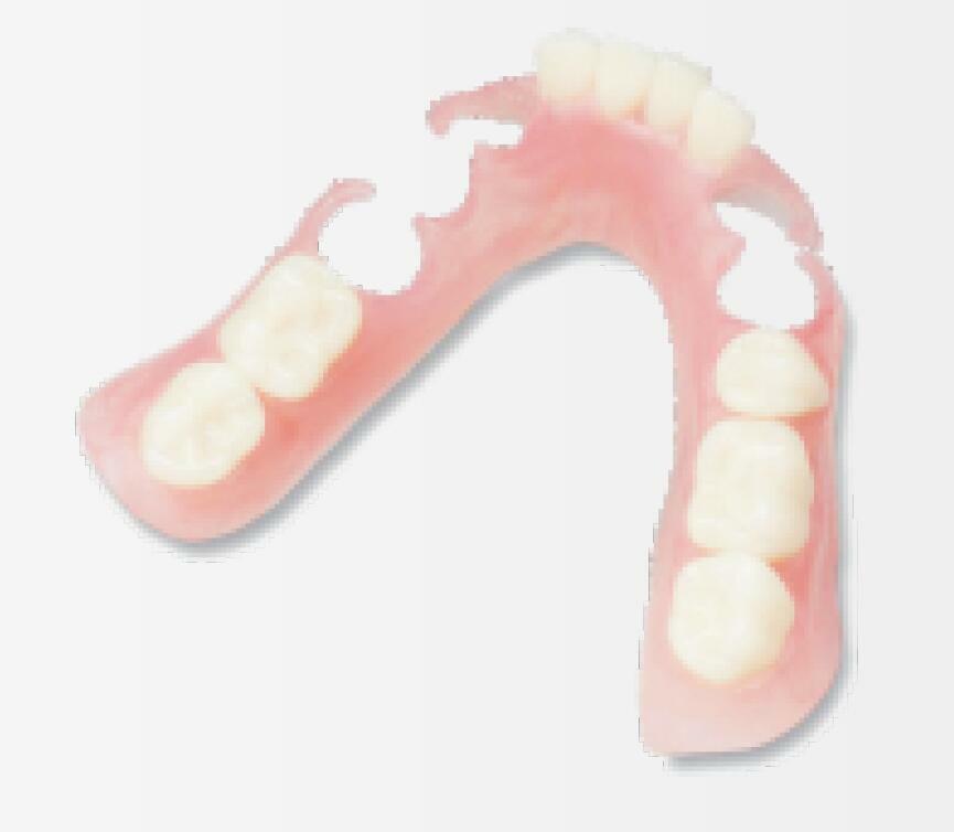 Dental Denture Flexible Acrylic Flex Soft Partial Dentures Crystle Pink 10 Sizes