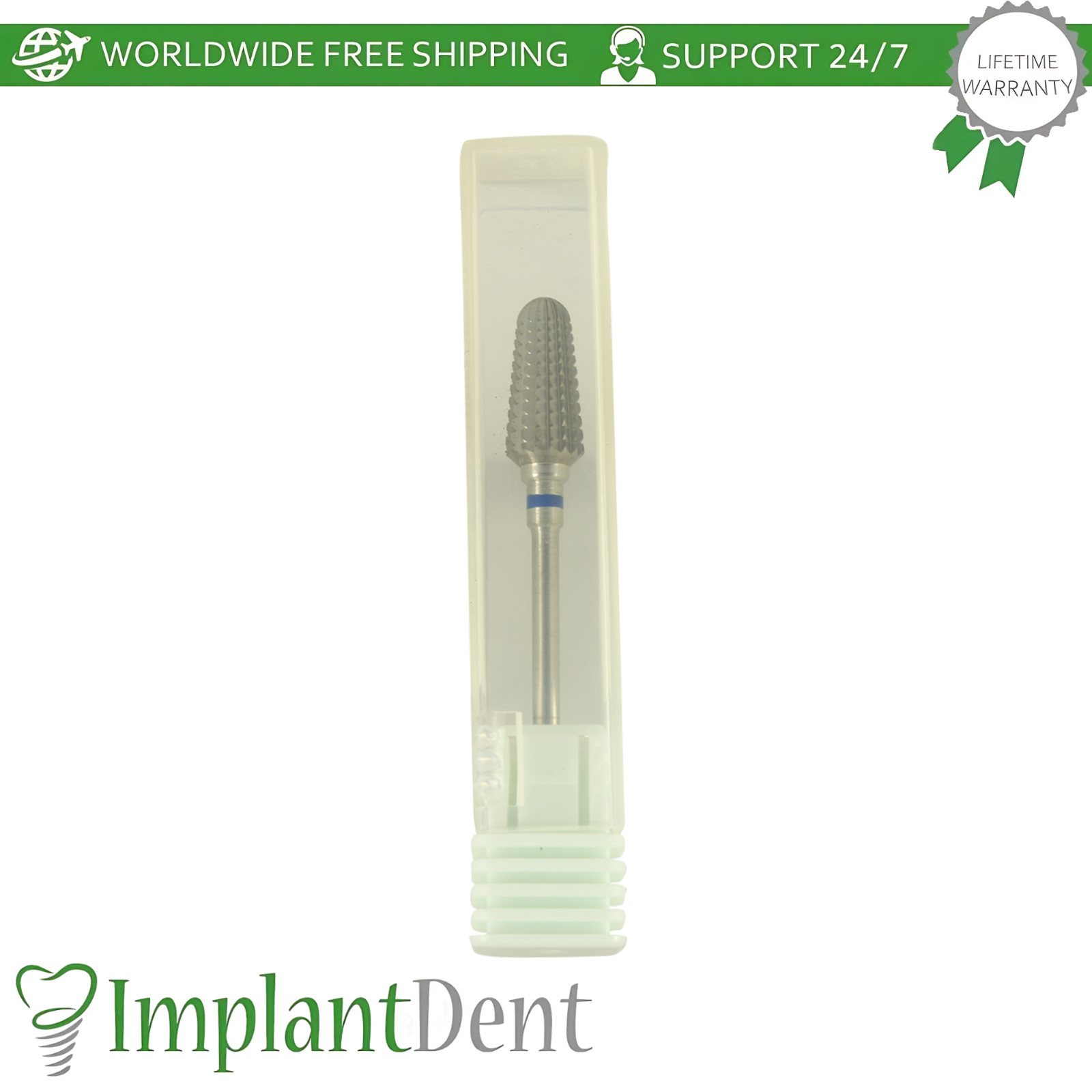 Dental Spiral Cut Standard Carbide Ø7.0mm x 14mm Bur 5001205 Dentistry Tool