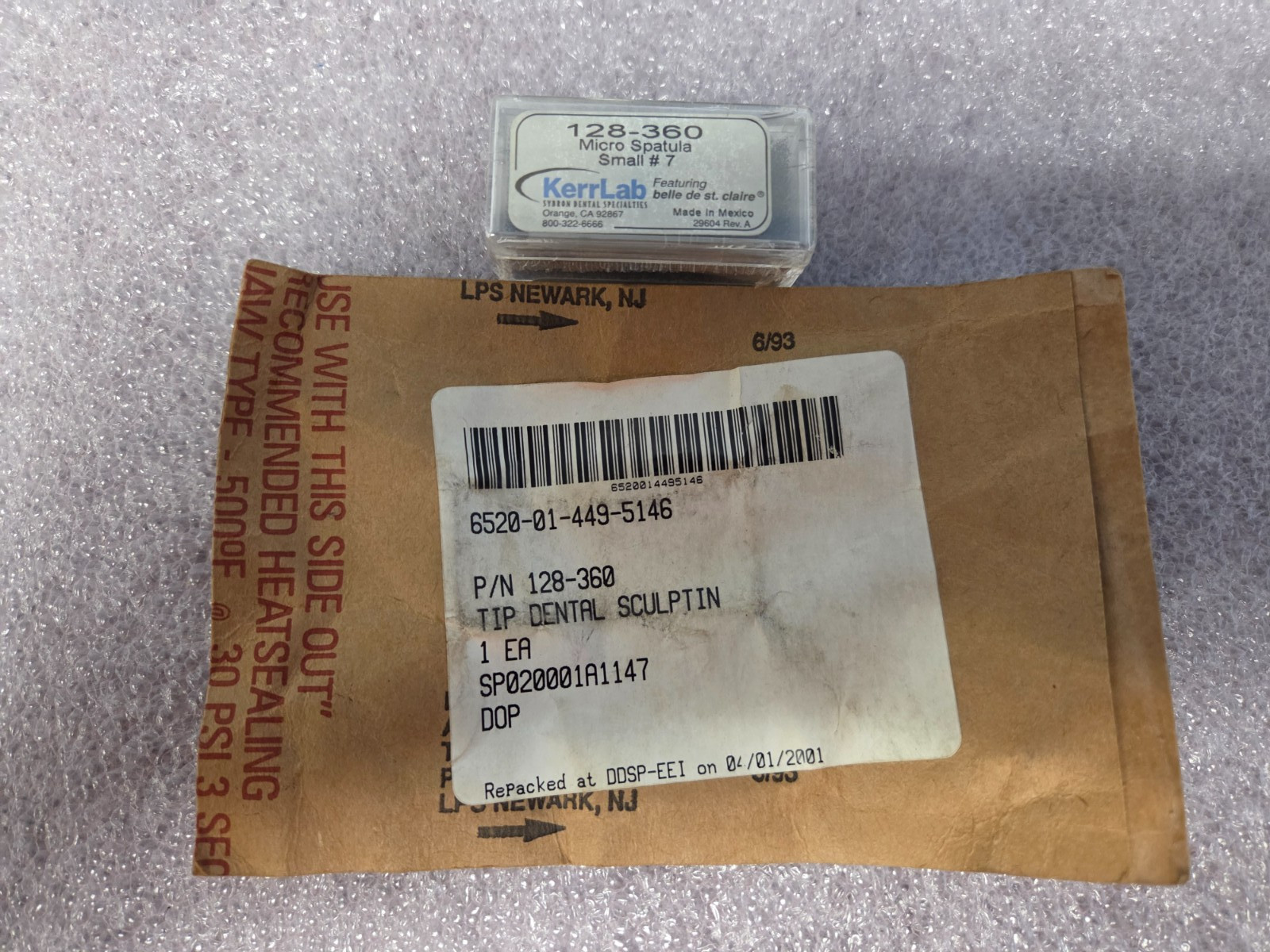 *1 PIECE* – PN# 128-360 – KERR – TIP, DENTAL MICRO SPATULA NSN:6520-01-449-5146