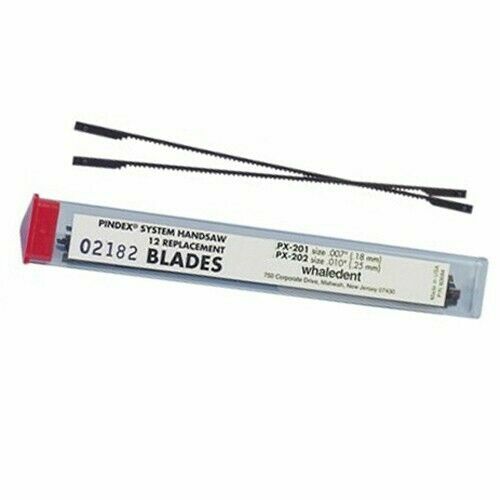 Coltene PX202 Pindex Saw Blades .25mm (.010″), Refill Package of 12 Saw blades