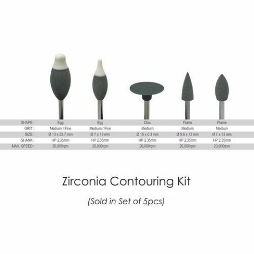 Zirconia – Contouring kit – Z-Kit – 5 pcs