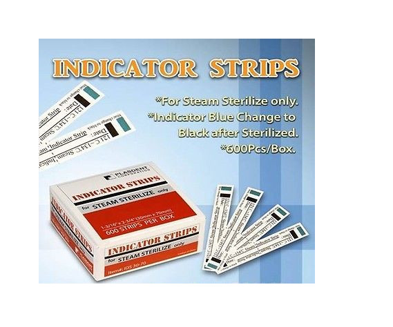 5 x Medical Dental Tattoo Indicator Strips for Steam Sterilize Total 3000 Strips