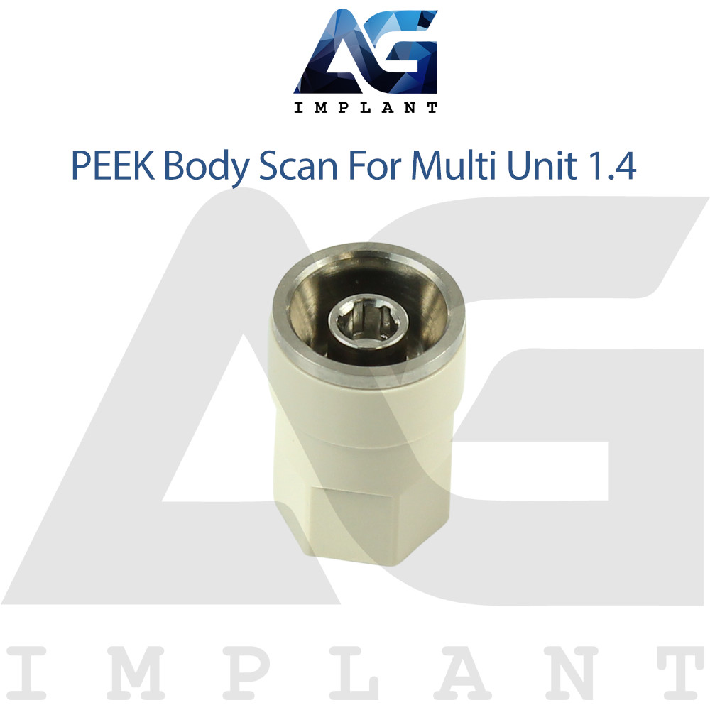 5 PEEK Body Scan For Multi Unit System Abutments 1.4 – Hexagon 2.42 With Screw