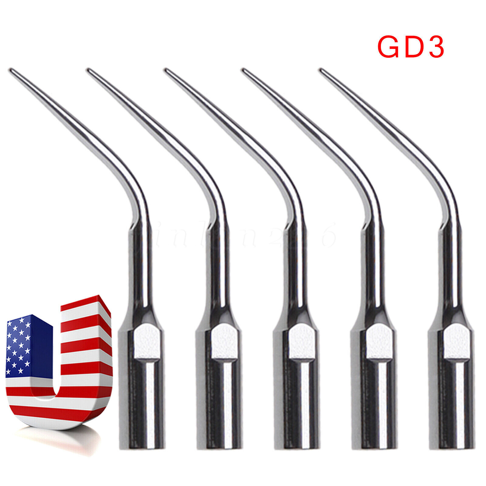 5*Dental Ultrasonic Piezo Scaler Tip for EMS SKYSEA VRN DTE SATELEC Handpiece st