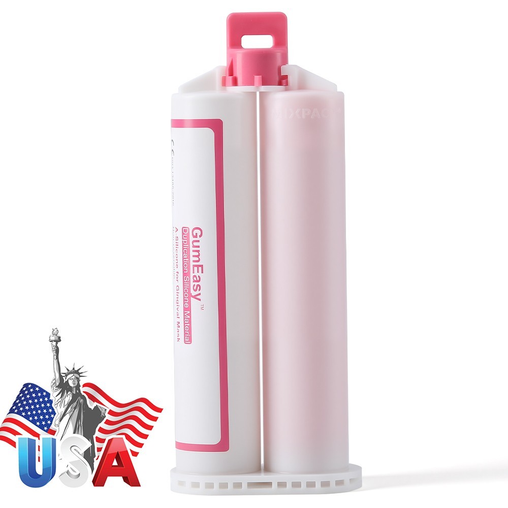 AZDENT Automix Flexible A-Silicone for Gingival Masks Duplication Silicone USA