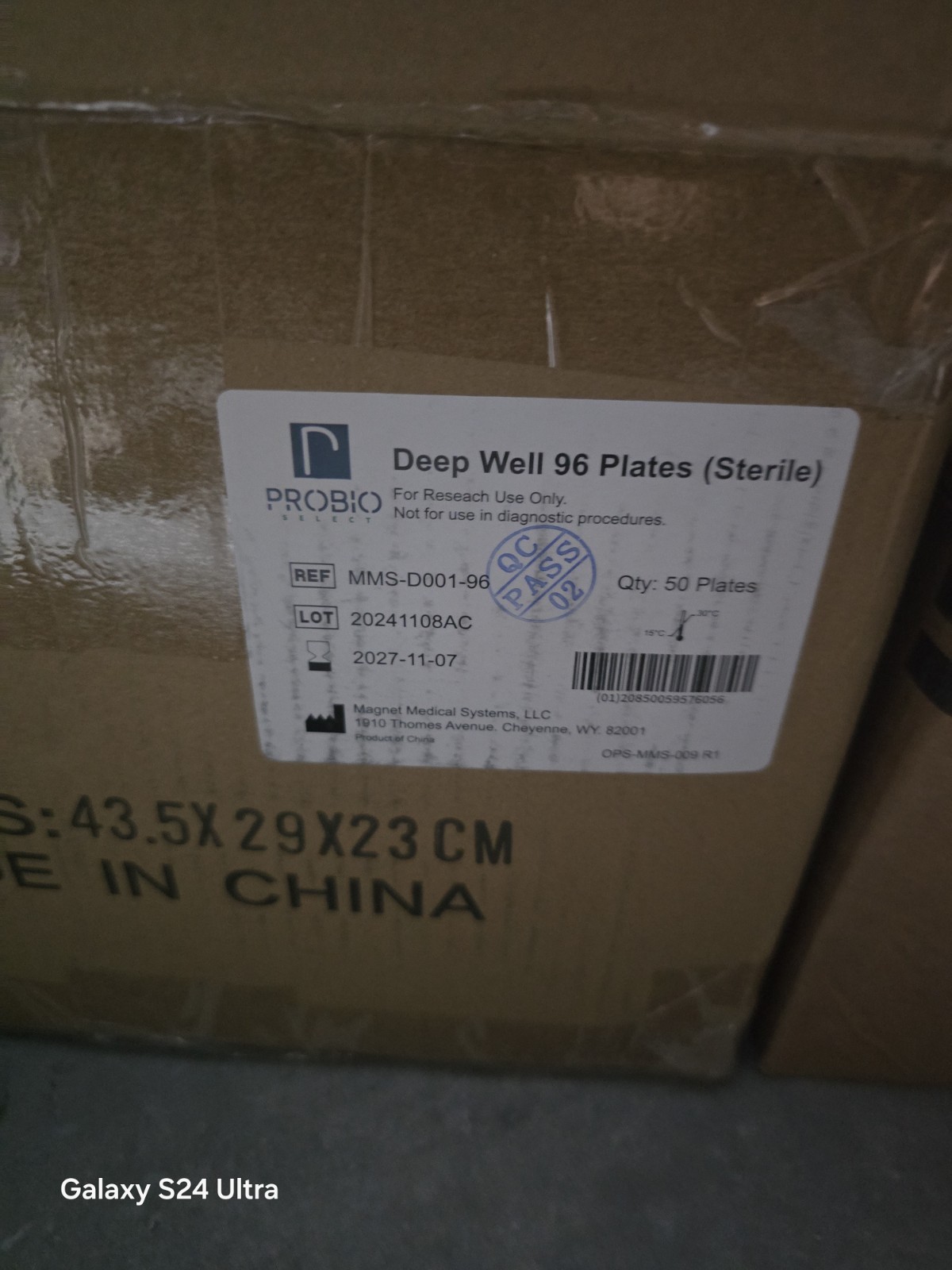 PROBIO SELECT Deep Well 96-Well Sterile Plates Microplate MMS-D001-96