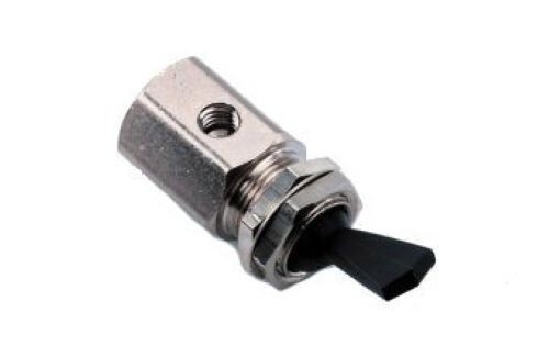 Toggle Valve, On/Off, 2-Way, Black, DCI 7010