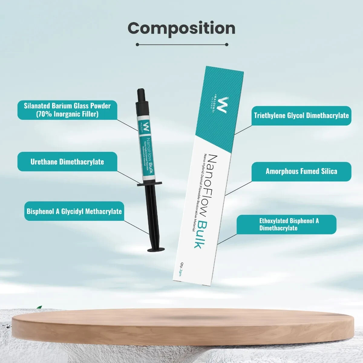 Waldent NanoFlow Bulk Fill Flowable Composite