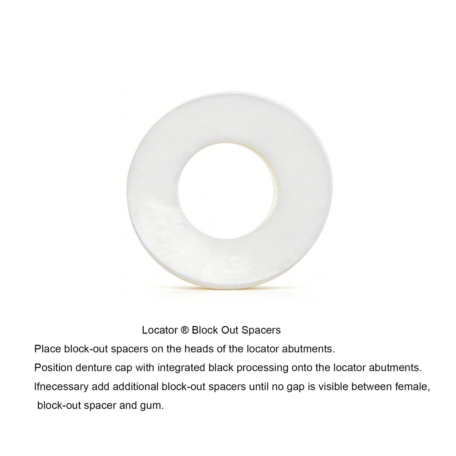US Zest Locator system Male Cap Inserts 20Pcs Standard Replacement Compatible