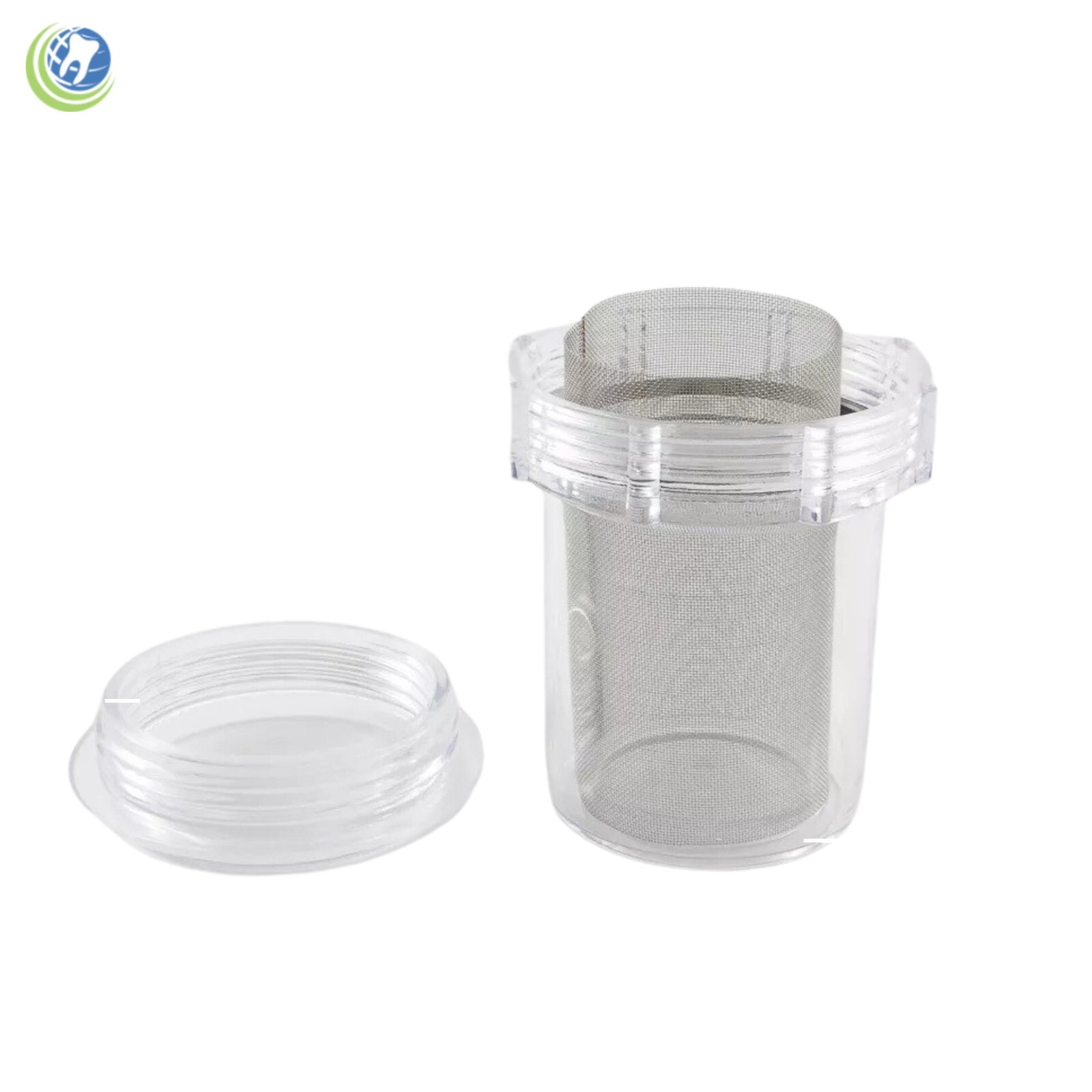 8X Dental Disposable Evacuation Canister DC8-2350 Screen-4-Vac ThinMesh Plasdent