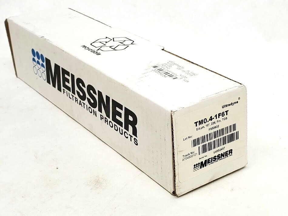 NEW IN BOX – Meissner Ultradyne TM0.1-1F6T, 0.4 µm, 10″, 226, Fin, TOS Filter