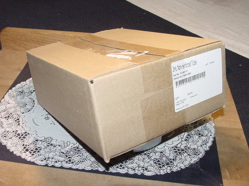Box of 500, Fisher Scientific 15-340-161, Centrifuge Tubes with Screw Caps NEW!
