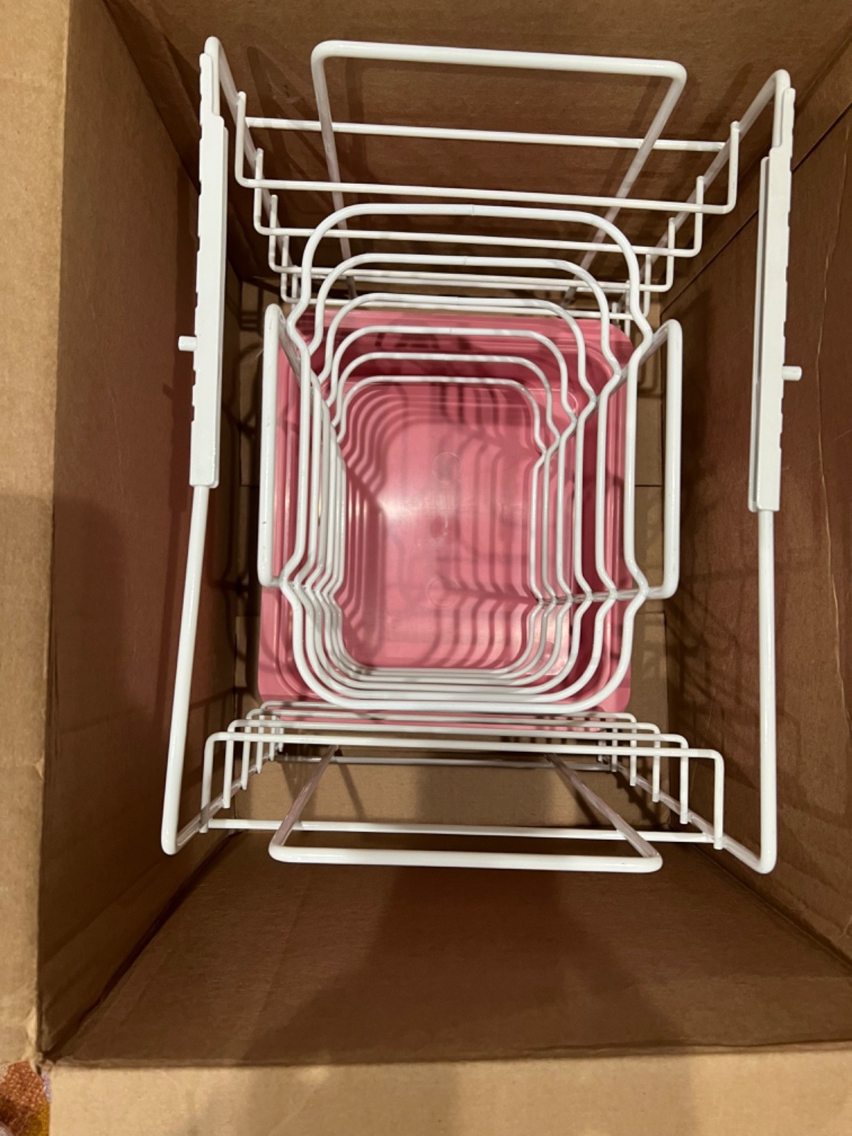 ZIRC Dental Tub tray rack, Mini tray Rack, one new mauve tub