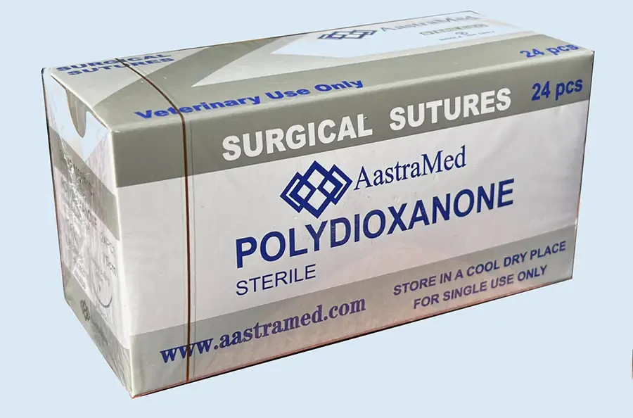 3/0 PDS/PDO Suture 48ct Veterinary Dental plastic surgery Polydioxanone