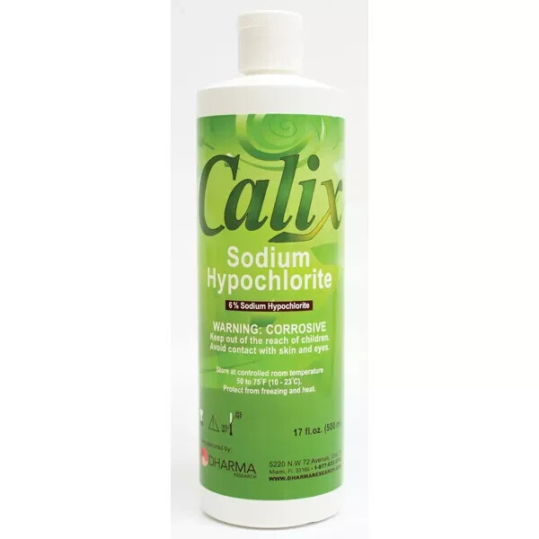 Dharma Endodontic Calix 6% Sodium Hypochlorite 6×17 fl. oz. Solution