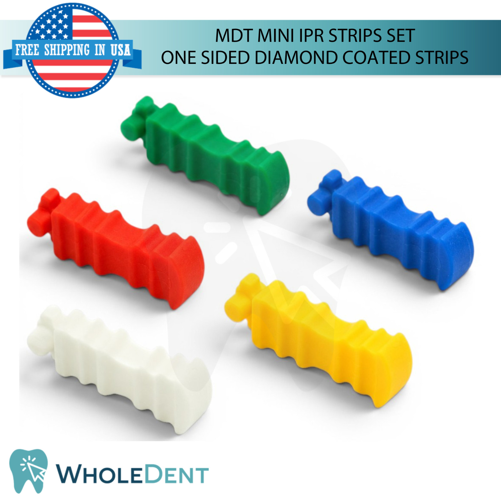 MDT One Sided Diamond Coated IPR Mini Strips Finishing and Polishing Tool