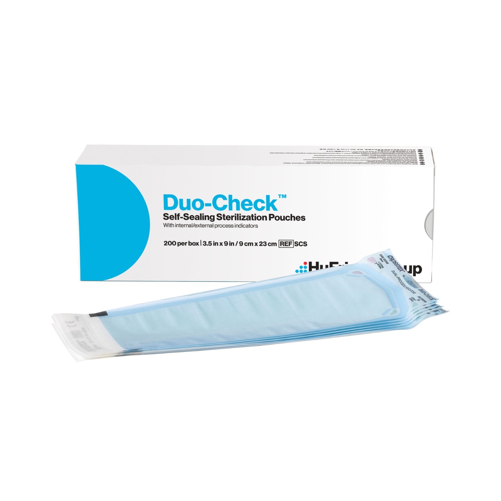 Crosstex SCM Duo-Check Self Sealing Sterilization Pouches 5.25″ x 10″ 200/Bx