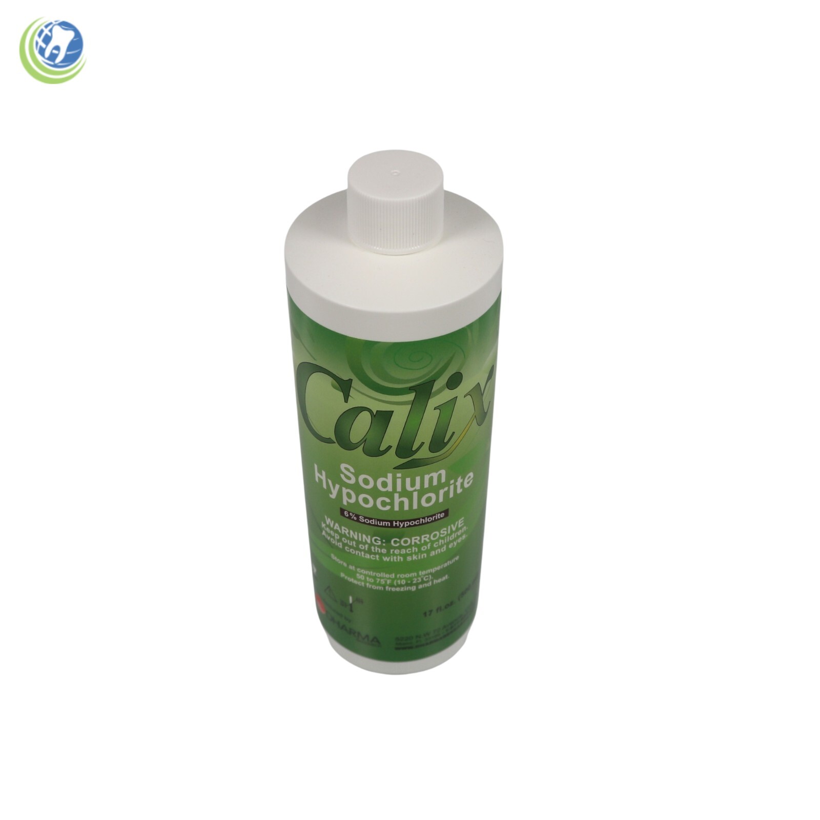 2X SODIUM HYPOCHLORITE SOLUTION 6% 500ml/BOTTLE ROOT CANAL TREATMENT CALIX