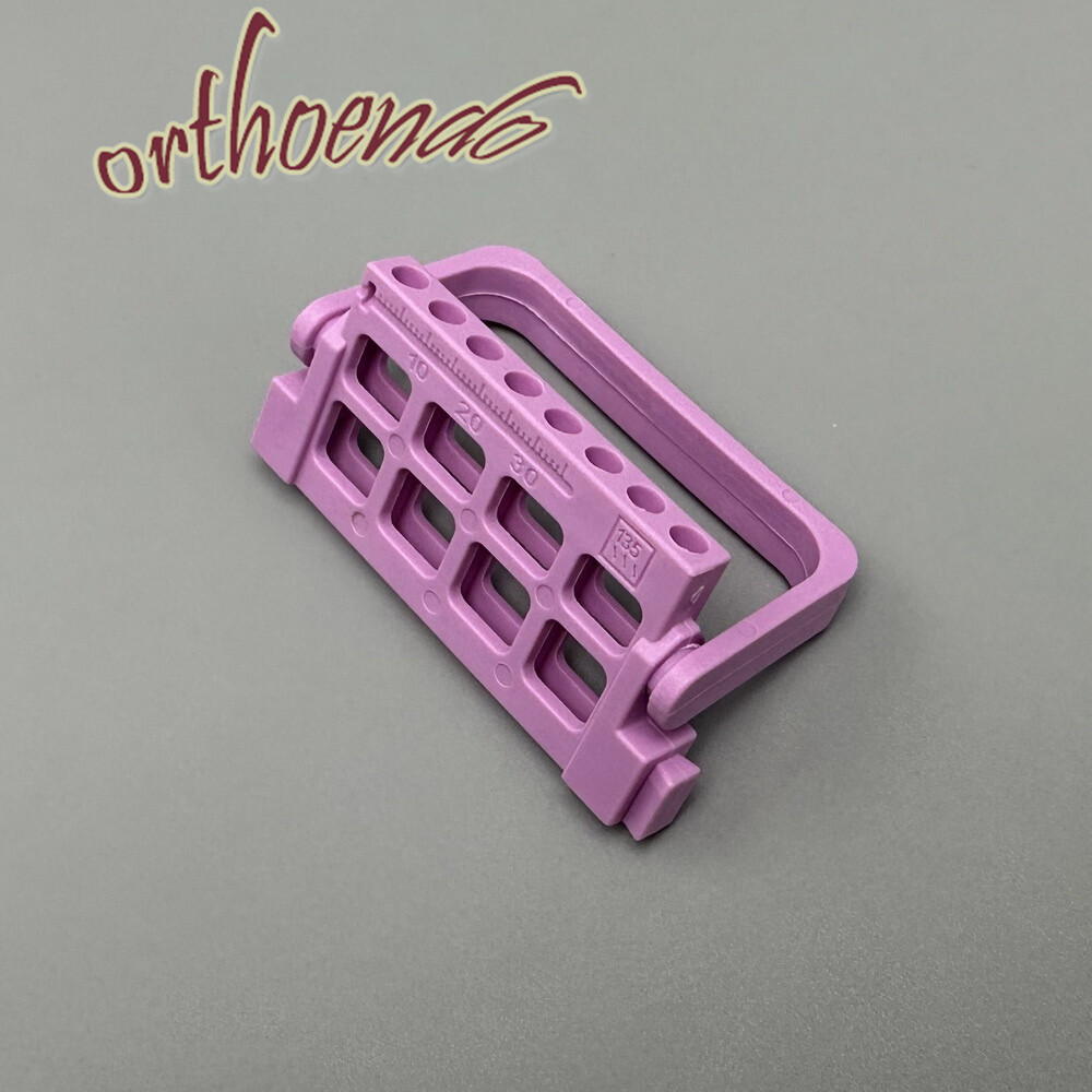 Dental 8/16 Holes Bur Endo Files Block Holder Stand Autoclave Disinfection Box