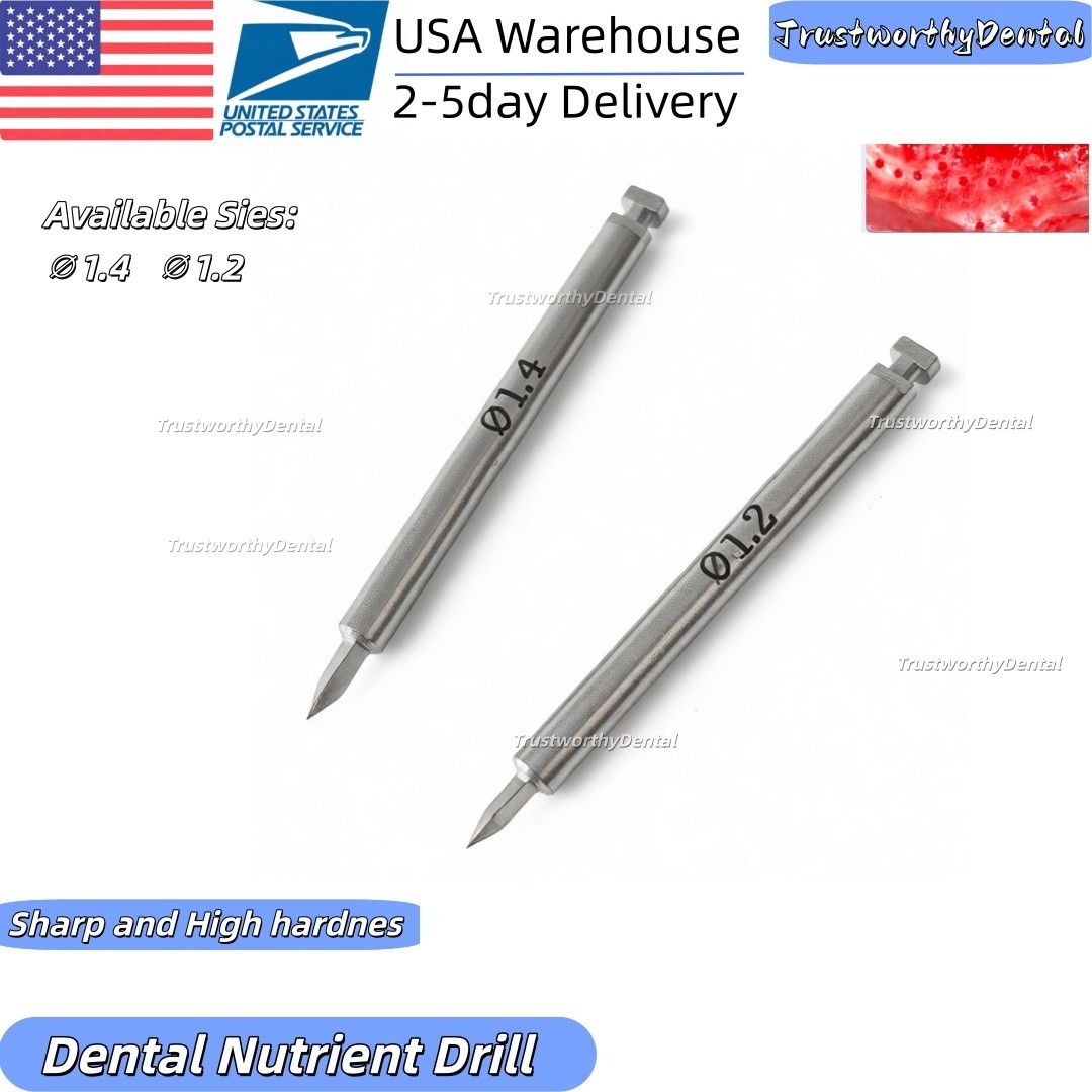 USA Dental GBR Drill Nourish Holes Promote Bone Growing Nutrient Drills MCT 2Pcs