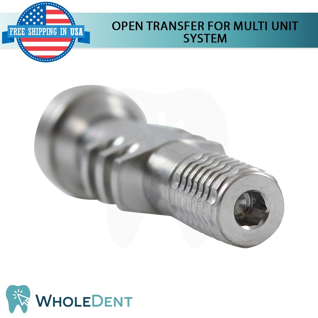 1X Impression Coping Open Tray Transfer For Multi Unit 1.6mm System Abutment