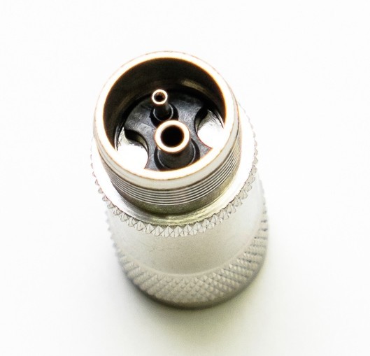 New Dental Tubing Converter Adapter From 2 Hole Tubing for 4 Hole Handpiece