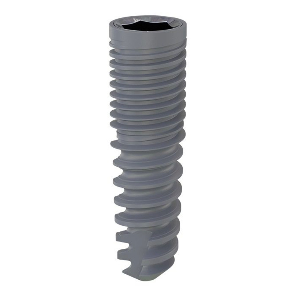 1pcs Dental Spiral Smart Dual Thread Fixture Int Hex 2.42mm Titanium Lab