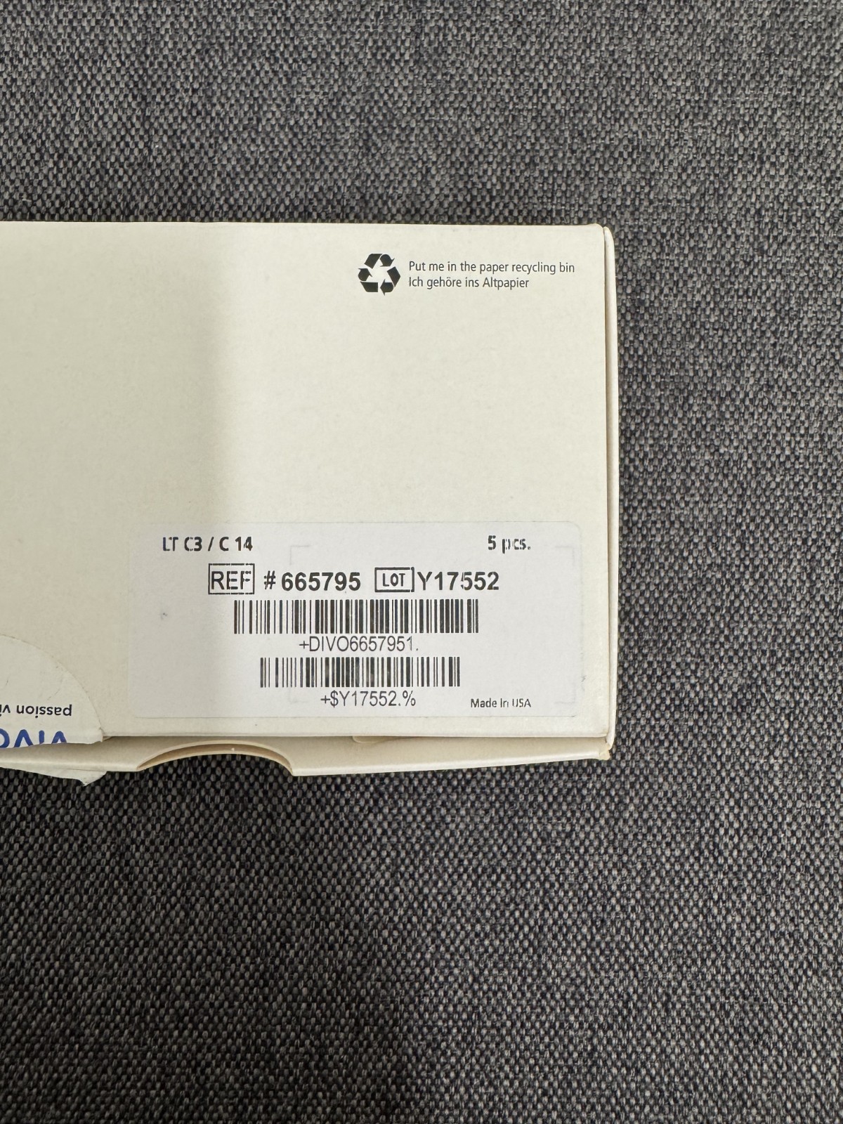 Emax Cad Planmill original Blocks 5pc per box, shade C3